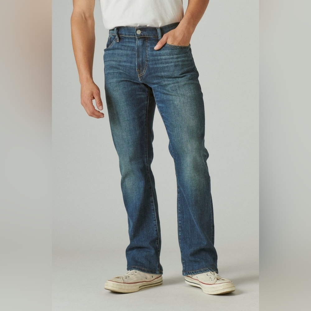 Lucky Brand Easy Rider Bootcut Coolmax Stretch Jean 36x34